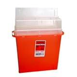 SHARPS CONTAINER BIOHAZARD NEEDLE DISPOSAL 5 QUART SIZE