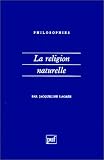 La Religion naturelle