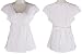 TRAMP Cotton Blouse W/ Embroidered Neckline