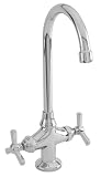 Newport Brass 1608/20 Stainless Steel Miro Double Handle Low Lead Compliant WaterSense Certified Ba