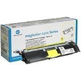 Konica Minolta 1710587-001 Laser Toner Cartridge - Yellow, Works for MagiColor 2490MF, MagiColor 2500 W, MagiColor 2530 DL, MagiColor 2550