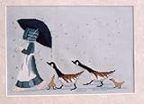 Rainy Day Walk - Cross Stitch Pattern