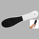 SODIAL(R) Plastic Handle Double Side Pedicure Calluses Remover Foot File