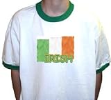 Irish Flag Adult Ringer T-Shirt