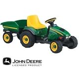 John Deere E-Tractor With Trailer And Sound