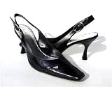 BCBGirls Syndee Leather Slingback Pumps