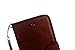iPhone 6 Case, iPhone 6 Wallet Case, iPhone 6 Case Leather, ACO-UINT Premium Vintage Emboss Flower Flip Wallet PU Leather Cover Skin Case for iPhone 6 4.7 Inch (Strap Case - dark brown)