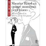 The Best of Maurice Ravel in Fifteen Pieces for Piano book cover