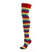 Overknee-Str&uuml;mpfe STRIPED multicolour