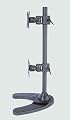 Vertical Freestanding Dual/Two LCD Monitor Stand Holds up to 24