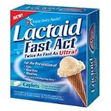 Lactaid Fast Act Lactase Enzyme Supplement, Caplets 60 each