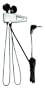 Nokia Dual Earbud Headset with microphone including remote control answer/end function and FM radio option for Nokia 3650 Phones