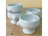 BIA Cordon Bleu Set of 4 Soup Bowls, White.