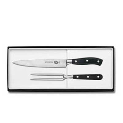 R.H. Forschner Swiss Army Brands POM Solingen Forged Carving Set by Meat Carving Sets