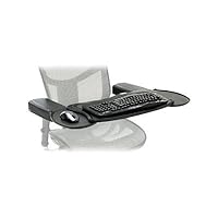 Mobo Chair Mount Ergo Keyboard and Mouse Tray System - 2.5-Inch x 12.5-Inch x 7.5-Inch - Black