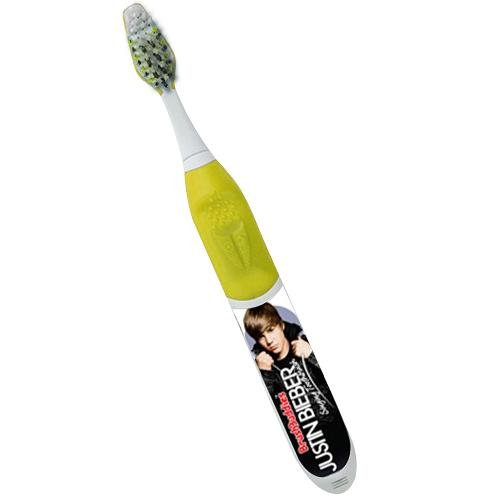 ジャスティンビーバー シンギング歯ブラシ イエロー (SOMEBODY TO LOVE & LOVE ME)【オフィシャルグッズ】