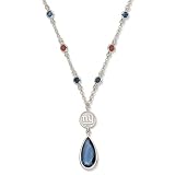 New York Giants Crystal Logo Necklace