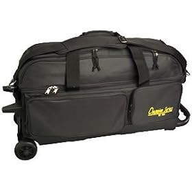 BSI Champion 3 Ball Roller Bowling Bag Black/Gold