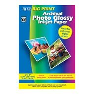 Electronics: Archival Inkjet Paper 4x6 Glossy 25 Pack