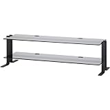 Omnimount EV42B Two-Shelf Eclipse Series Video Table (Black)