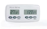 West Bend Electronic Double Timer, White