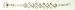 Seven Inches Sterling Silver Plated Crystals Simulated Jades Anklet for Children and Petite Teens