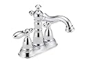 Delta 25955 Victorian Two Handle Centerset Bathroom Faucet Chrome