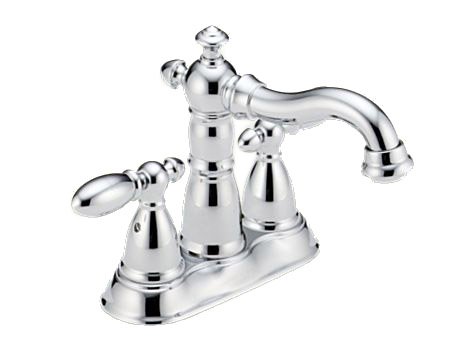 Delta 25955 Chrome Victorian 2-Handle 4 Centerset Bathroom Faucet