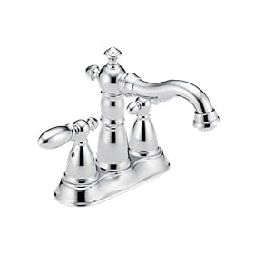 Delta 25955 Victorian Two Handle Centerset Bathroom Faucet Chrome by Delta