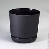 Duraco #FDM4-00201 4x4 Black Planter/Saucer