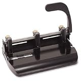 Officemate International Corp OIC90078 2-Hole Punch- 2-.75in. Center Holes- Punches 20 Sheets- Black
