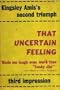 That Uncertain Feeling