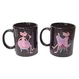 Official Pink Panther Pink Expression Mug Set of 2