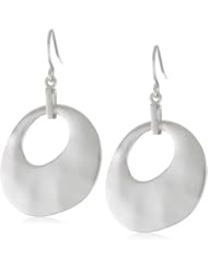 Kenneth Cole New York Silver-Tone Organic Shaped Drop Earrings