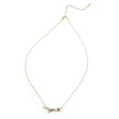 Bow Pendant in Rose Gold