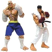 Street Fighter - Round 1: Hyper Roto Figures Ryu & Sagat