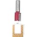 Freud 12-152 3/4-Inch Diameter by 1-Inch Double Flute Straight Router Bit with 1/2-Inch Shank