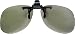 Clip on 3D Glasses - Circular Polarized 3D Glasses for RealD and Disney Digital Theaters and Acer 3D