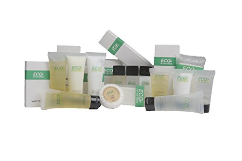 ECO Amenities Cosmetic and Grooming Travel Set, Include 12 Products