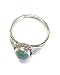 Native American Malachite Ring Sterling Silver Size 6 1/2