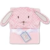 Pink Bunny Hooded Baby Blanket