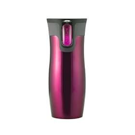 Contigo 470 ml West Loop Autoseal Stainless Steel Mug, Raspberry