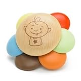 SugarBooger Peek-a-Boo Wood Rattle