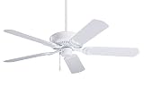 Emerson Fans CF654WW Summer Night Fan - Wet Appliance White Outdoor Ceiling Fan 52 Blades