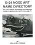B-24 Nose Art Name Directory
