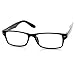 zeroUV - Casual Fashion Horned Rim Rectangular Frame Clear Lens Eye Glasses