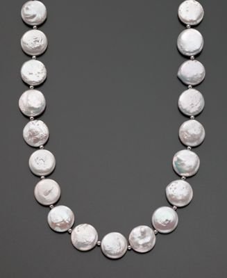 Coin Pearl Necklace