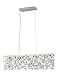 Trans Globe Lighting MDN-957 Chrome Island Pendant, 34-Inch