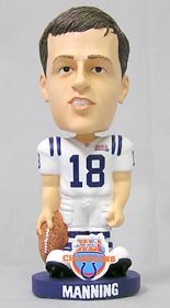 Peyton Manning Indianapolis Colts Super Bowl 41 Champ Knucklehead Bobble Head (Quantity of 1)