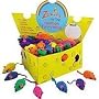 60 Zanies Furry Rattling Rainbow Mice (in Cheese Wedge Display Box) Cat Toy